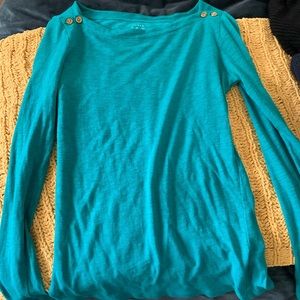 Jcrew Women’s Teal Painters Tee